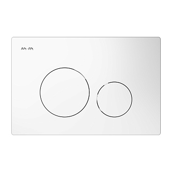 Клавиша смыва пневматическая Am.Pm Pro L I049001 цвет белый глянцевый Клавиша смыва пневматическая Am.Pm Pro L I049001 цвет белый глянцевый