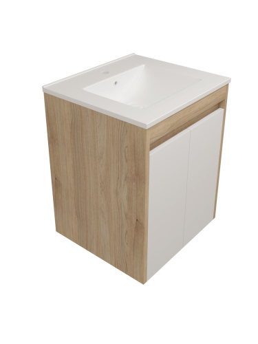 Фасад для тумбы под раковину Teymi Netta T60606 23х2х53 цвет белый - фото 2