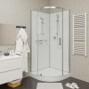 Душевая кабина Cerutti SPA KORRA90T 90х90 четверть круга без крыши ориентация универсальная