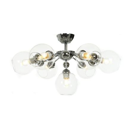 Люстра потолочная Lumina Deco Devoli (Деволи) LDC 8040-7 CHR+PR