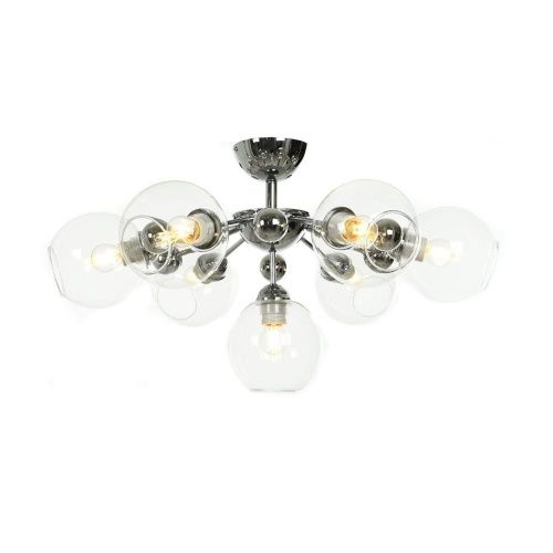 Люстра потолочная Lumina Deco Devoli (Деволи) LDC 8040-7 CHR+PR - фото 3