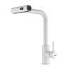 Смеситель для кухни Shevanik S263C на мойку белый