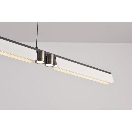 Светильник подвесной iLedex Vision (Висион) 9309D-1200-2 WH+BK