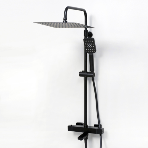 Душевая стойка WasserKRAFT  BK29901BM настенная цвет черный - фото 3