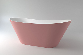 Ванна из искусственного камня Holbi AFINA 1.01.004.11.2 161х66 отдельностоящая овальная