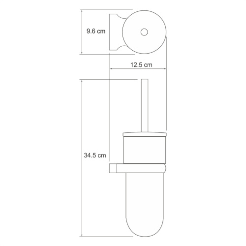 Ершик для унитаза WasserKRAFT 6827 - фото 4