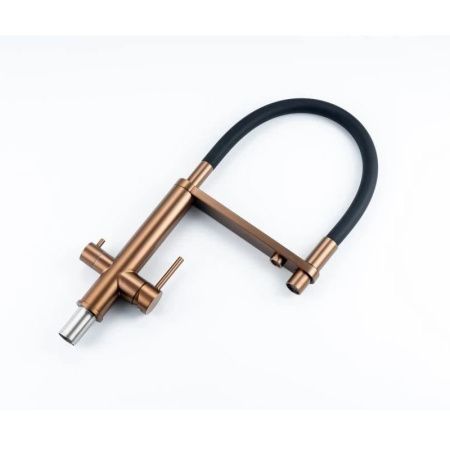 Смеситель для кухни Knotlor Infinity SS-15/RB на мойку бронза