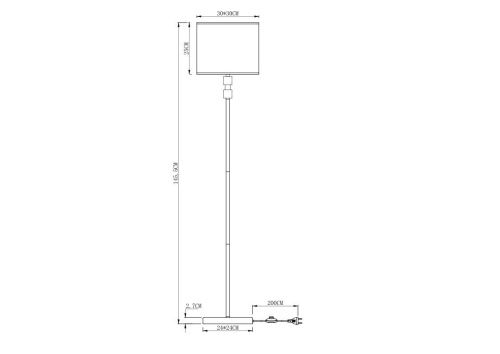 Торшер Arte Lamp North (Нортх) A5896PN-1PB - фото 3