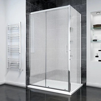 Душевой уголок Veconi Rovigo RV055-10080-02-C8 100х80 стекло рифленое профиль хром глянцевый без поддона Душевой уголок Veconi Rovigo RV055-10080-02-C8 100х80 стекло рифленое профиль хром глянцевый без поддона