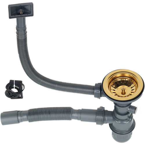 Кухонная мойка Melana ProfLine D6045HG золото 60x45 цвет золото - фото 3