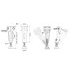 Ножки для ванны Vinsent Veron VB0011