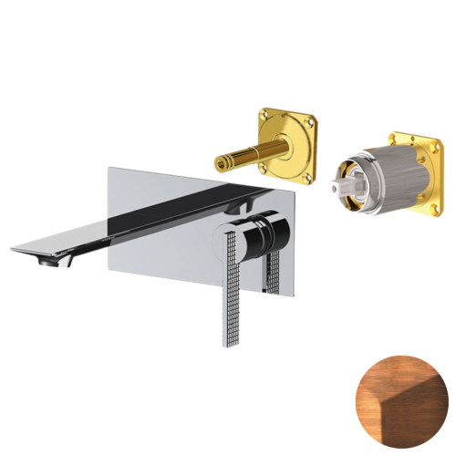 Смеситель для раковины Daniel Club ANC632LKB64 встраиваемый в стену медь
