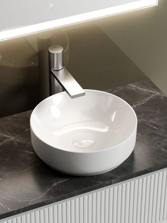 Тумба под раковину Sancos SNOB T SNT80W 80х40 подвесная цвет белый
