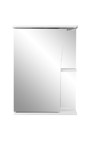 Зеркало-шкаф Stella Polar Волна SP-00000033 50х24х70 подвесной цвет белый - фото 5 Зеркало-шкаф Stella Polar Волна SP-00000033 50х24х70 подвесной цвет белый - фото 5