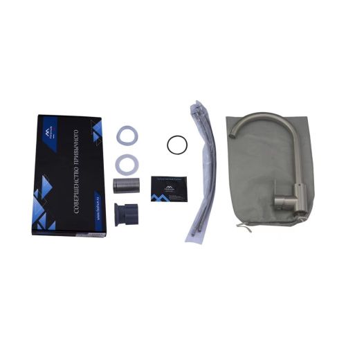 Смеситель для кухни Fashun A54001N на мойку сатин - фото 4