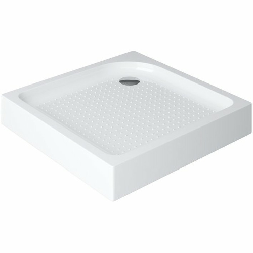 Душевой поддон BelBagno TRAY-BB-A-100-15-W 100х100 акрил белый - фото 2