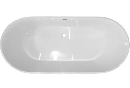 Ванна из литьевго мрамора Taliente Nemi Matt NE16878Matt 170х80 отдельностоящая овальная без ножек и каркаса