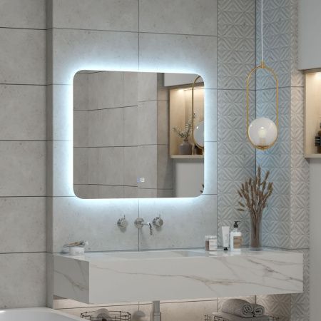 Зеркало с подсветкой и антизапотевателем Taliente Zled TA-Zled-B8070a 80х70 подвесное