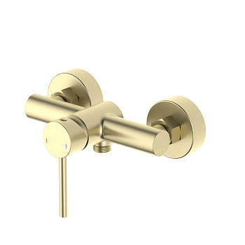 Смеситель для душа Aquatek Европа AQ1360BG настенный золото без термостата