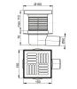 Душевой трап Alcadrain APV5411 15х15 хром
