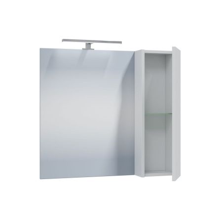 Зеркало-шкаф СанТа Юпитер 700367 70х70 подвесной цвет белый