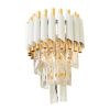 Светильник настенный Lumina Deco Funneli (Фуннели) LDW 6003-2 WT+F.GD