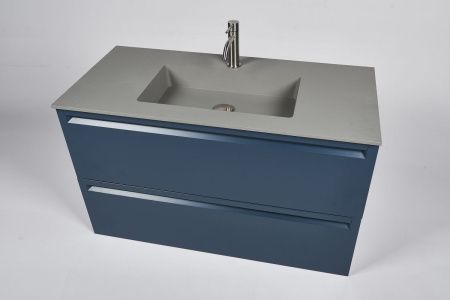 Тумба с раковиной Inda Piccadilly INDA Piccadilly 100BD Cemento 100х50 подвесная