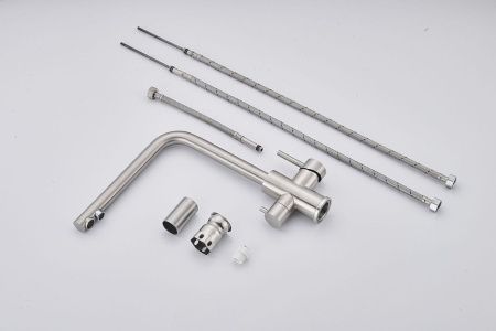 Смеситель для кухни Fmark FS0962L на мойку сатин