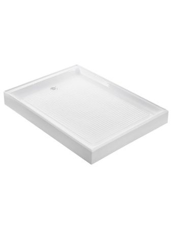 Душевой поддон акриловый Wemor 10000001902 100х80 белый с каркасом