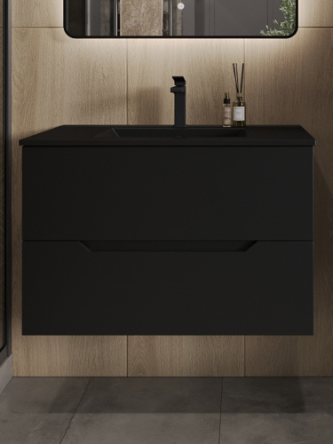 Тумба с раковиной Orange Line Li-80Tub+BLRA 81,5х46,5х54,1 - фото 4