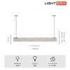 Светильник подвесной Lightera Luara (Луара) LE102L-120G WIFI