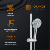 Душевая стойка Orange O-Shower OW02 настенная цвет хром Душевая стойка Orange O-Shower OW02 настенная цвет хром