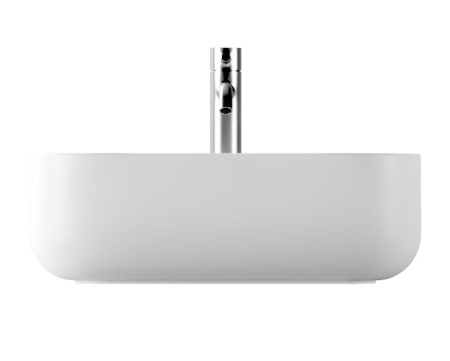 Раковина керамическая Alice Unica 32190108 50х37 накладная цвет черный матовый без отверстий под смеситель