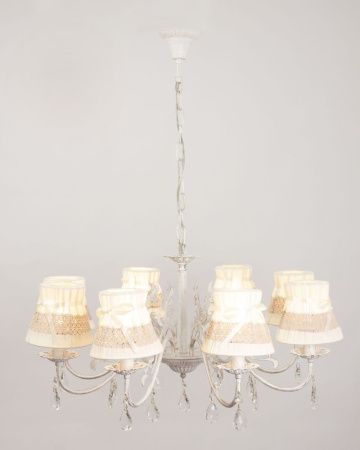 Люстра подвесная Abrasax EMMA (ЕММА) L.5401-8CREAM/G
