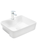 Раковина из сантехнического фаянса WeltWasser WW SK 10000003887 50х40 подвесная цвет белый 1 отверстие под смеситель