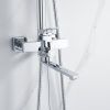 Душевая стойка Shevanik S6136 настенная цвет хром
