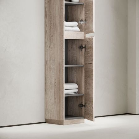 Шкаф-пенал Sancos Libra Floor PLB35FEG 40х190 напольный цвет серый