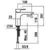 Смеситель Laufen Cityplus 3.1175.1.004.120.1 на раковину хром