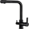 Смеситель для кухни ALMAes Izer AS-875-08 на раковину/столещницу черный