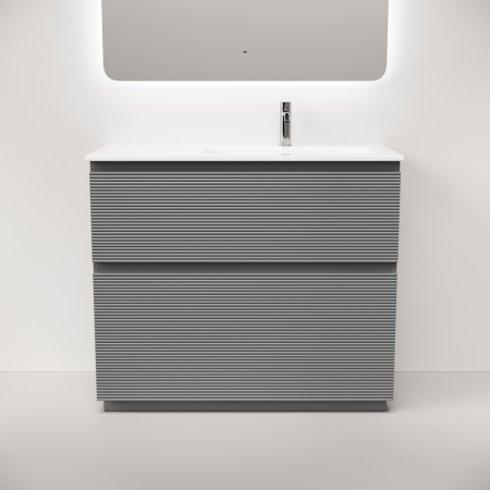 Тумба под раковину Sancos FOLK Floor FL100FRES 100х40 напольная цвет серый