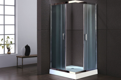 Душевой уголок Royal Bath HP RB80HP-C-CH 80х80 стекло рифленое профиль хром глянцевый