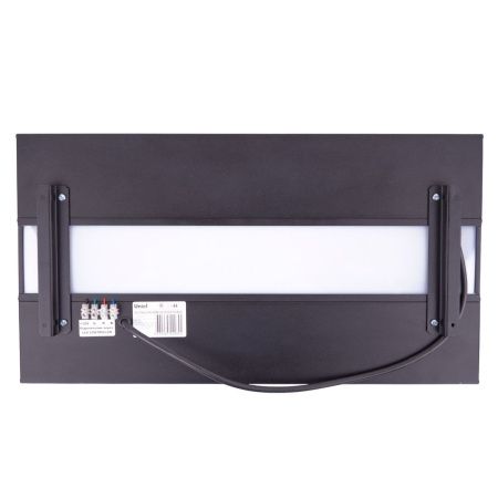 Панель светодиодная Uniel ULO-K16B 2x16W/4000K/L50 5W/RGB IP44 BLACK