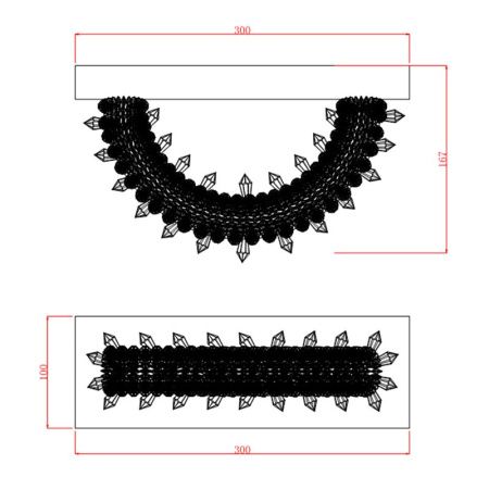 Светильник настенный Delight Collection MD-0120B-wall chrome