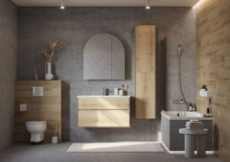 Зеркало-шкаф Aquaton Санта-Барбара 1A286502CB820 80х90 подвесной