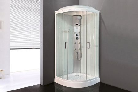 Душевая кабина Royal Bath HKST RB100HKST-WT 100х100 четверть круга с крышей ориентация универсальная