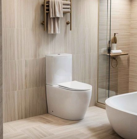 Унитаз напольный с бачком Cerutti SPA CT10373 белый с сиденьем микролифт безободковый смыв торнадо