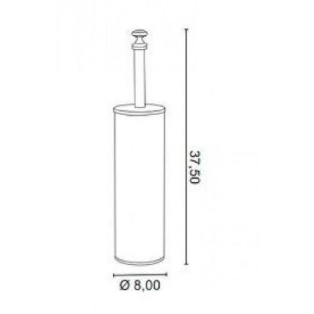 Ершик TW collection Harmony TWHA120oro