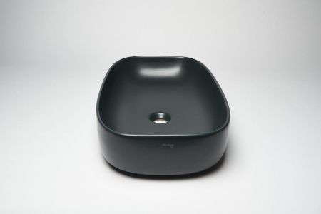 Раковина из сантехнического фарфора Galassia Dream 7301NEMT 50х40 накладная цвет черный