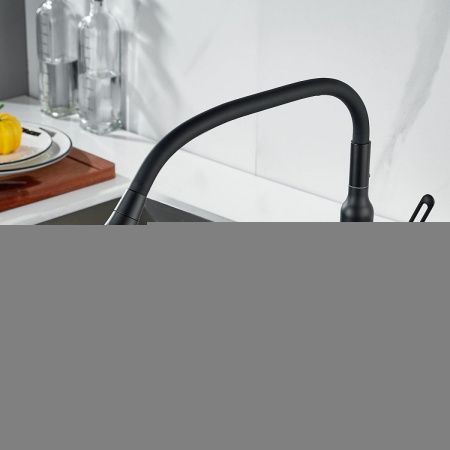 Смеситель для кухни Raffine F303H-3 на мойку черный