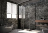 Душевой уголок Veconi Premium Trento PTC40-SP-13080-GR-01-C4 130х80 стекло прозрачное профиль графит без поддона